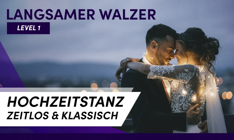 Langsamer Walzer als Hochzeitstanz